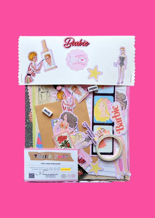 Vintage Barbie Junk Journal Pack
