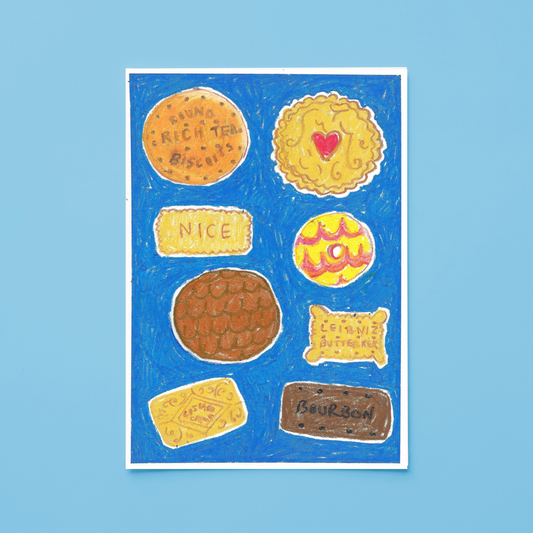 Biscuits Art Print