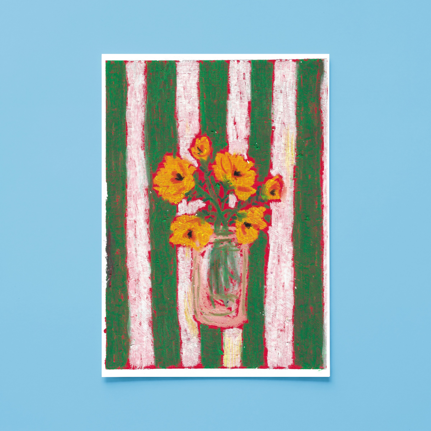 Sunflowers in a tiny vase 🌻 Art Print
