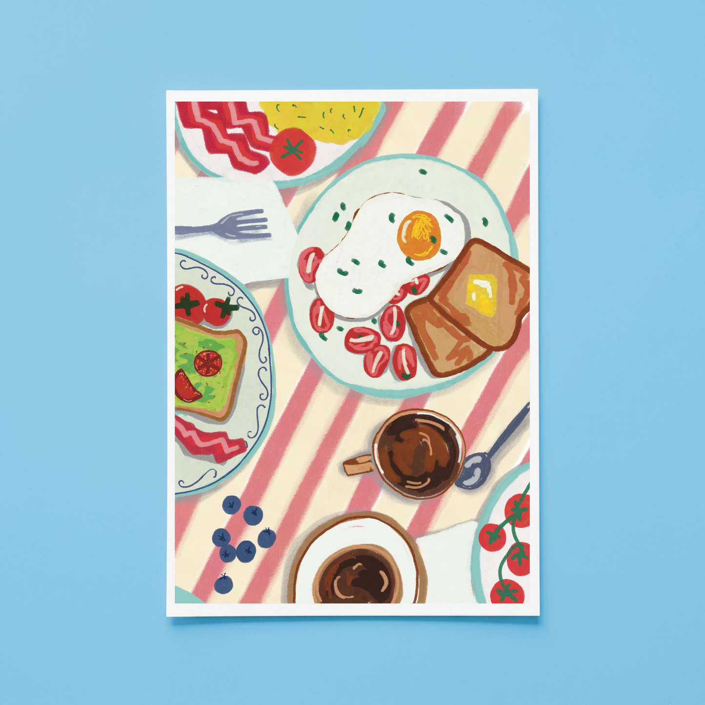 Breakfast Brunch Art Print