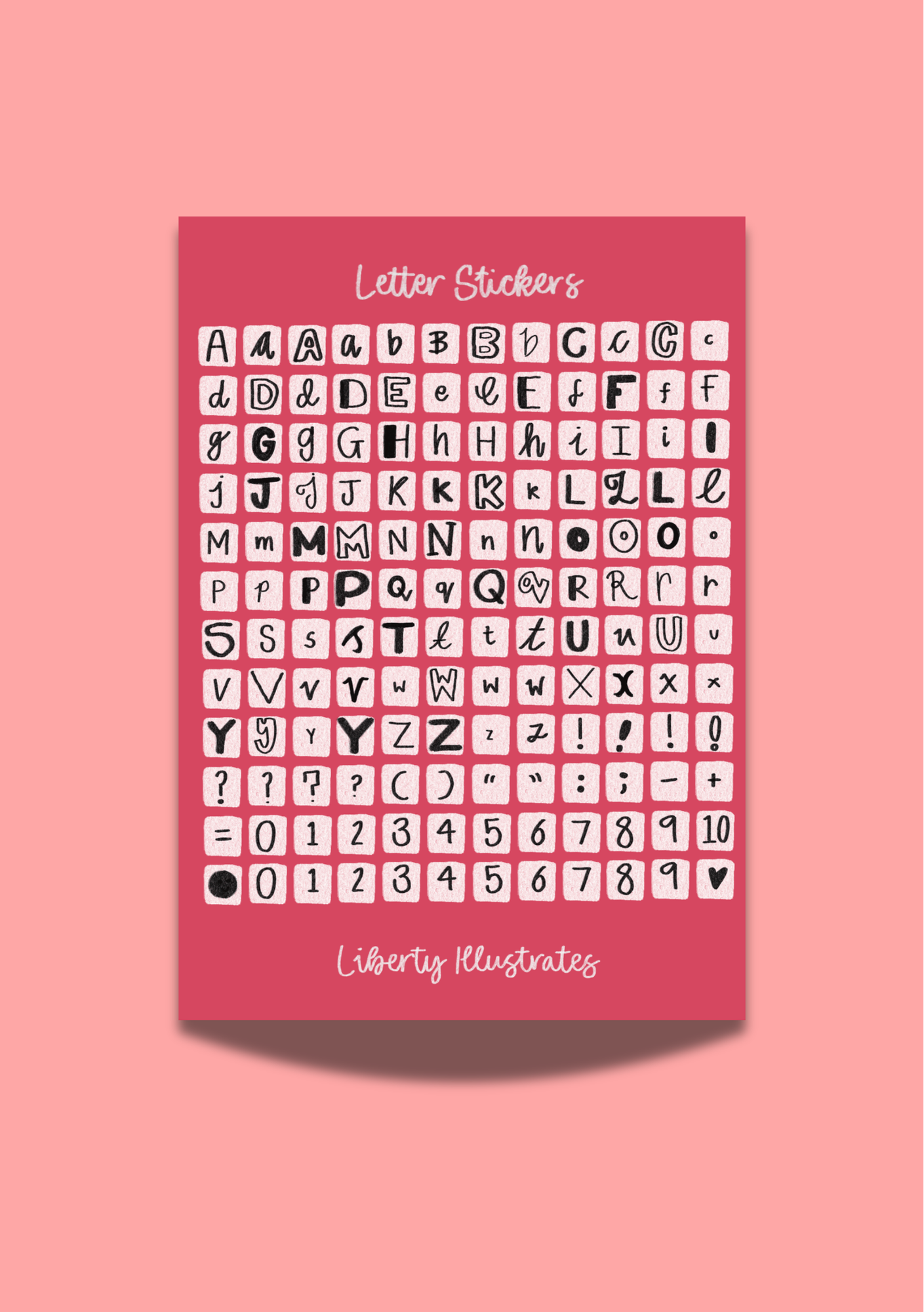 Letter Stickers