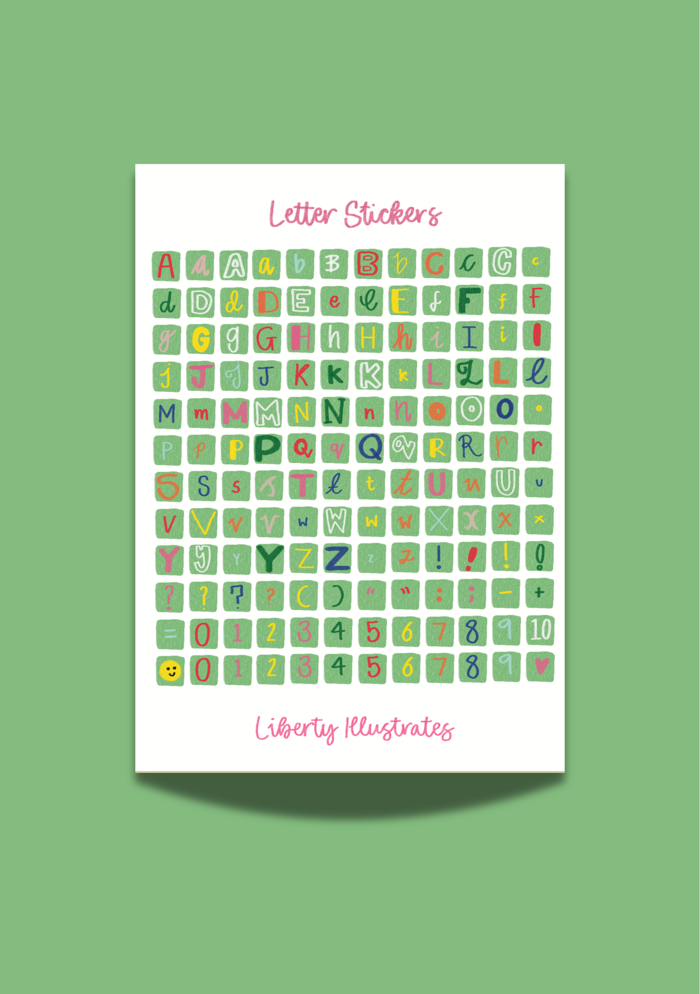 Letter Stickers